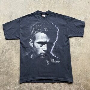 Vintage 1992‎ James Dean T Shirt Signal Mega Tee XL Movie Star Actor